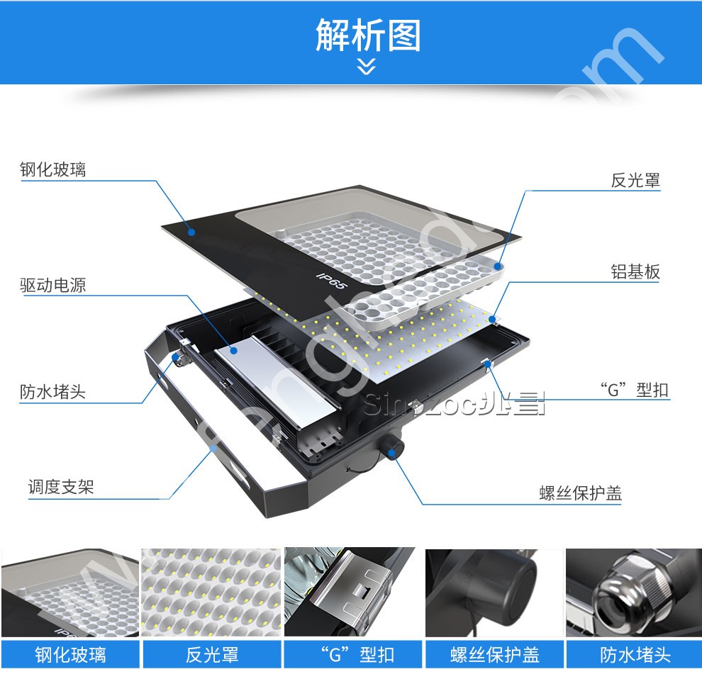 TRA 投光灯LED 飞利浦3030