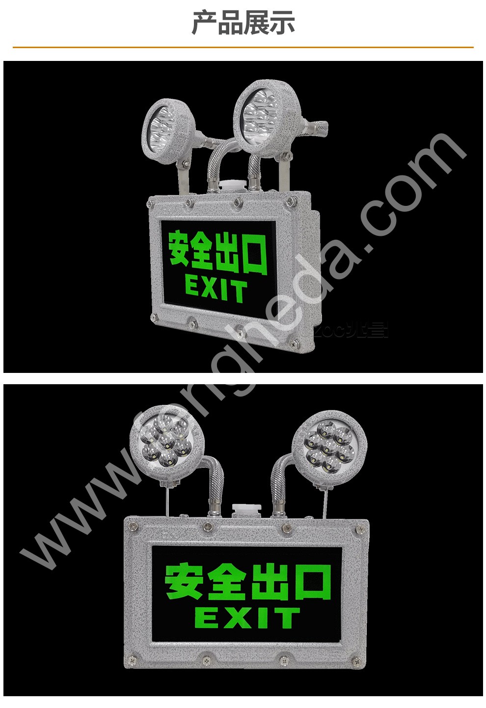 BCJ-24压铸铝 防爆应急灯标志灯