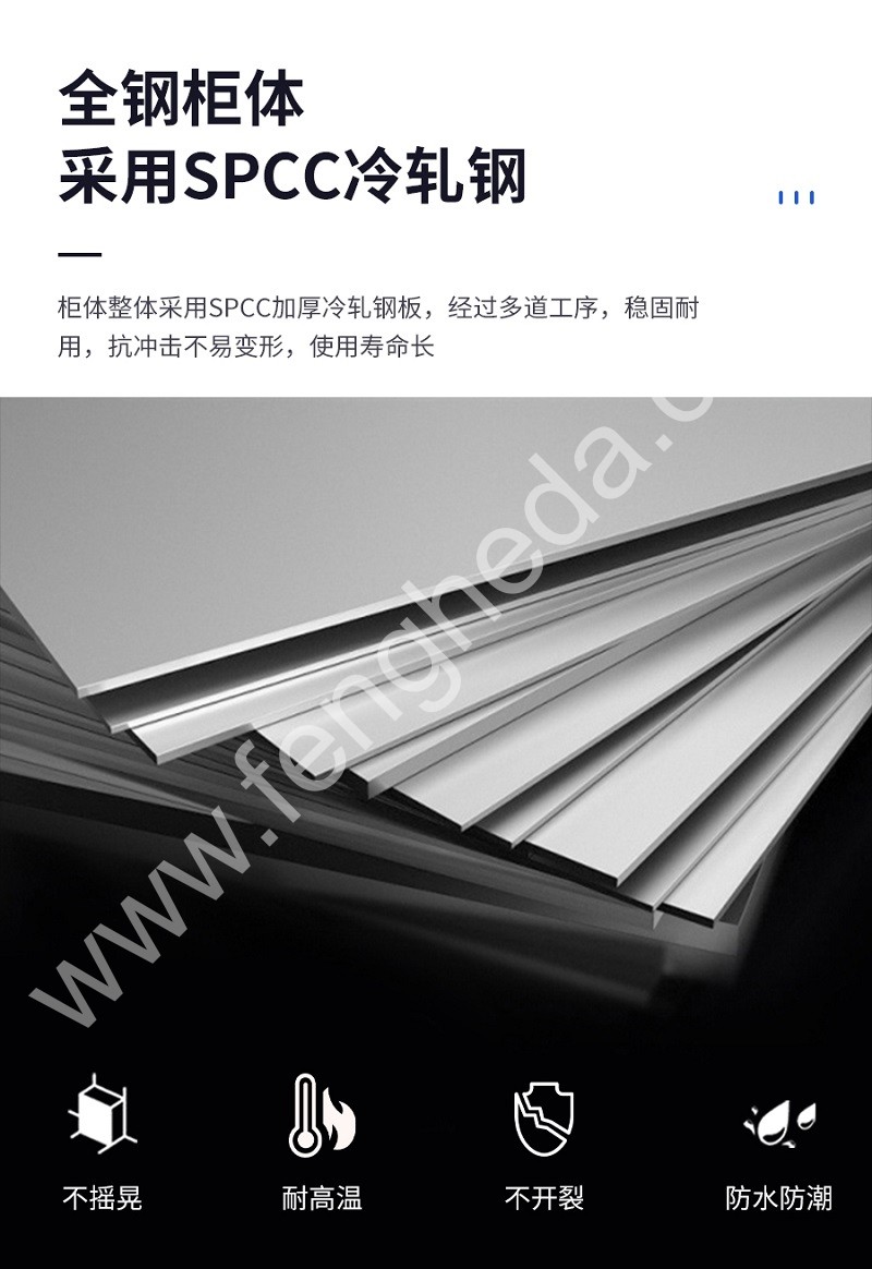 迎兰 通门工具柜 YL-TMWWGJG-06 1000×500×1800mm 蓝色 裸板厚1mm  台