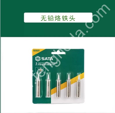 SATA世达 5件套无铅烙铁头B型（圆头形） 适用于02002A 5个 1组    02021-02022-02023-02024-02025-02026-02027-02028