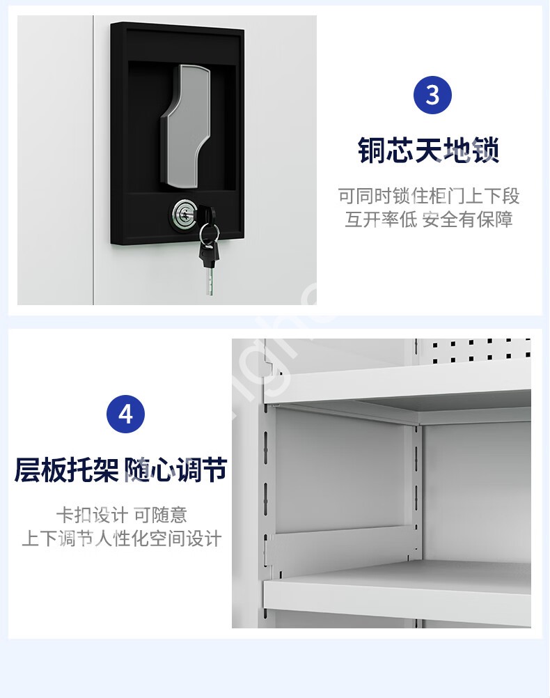 迎兰 通门带网工具柜 YL-LMGJG-05 1000×500×1800mm 板材裸板为1mm  灰白色  台