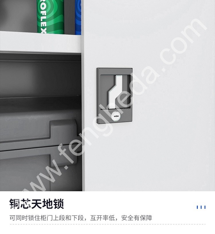 迎兰 通门工具柜 YL-TMWWGJG-05 1000×500×1800mm 灰白色 裸板厚1mm  台