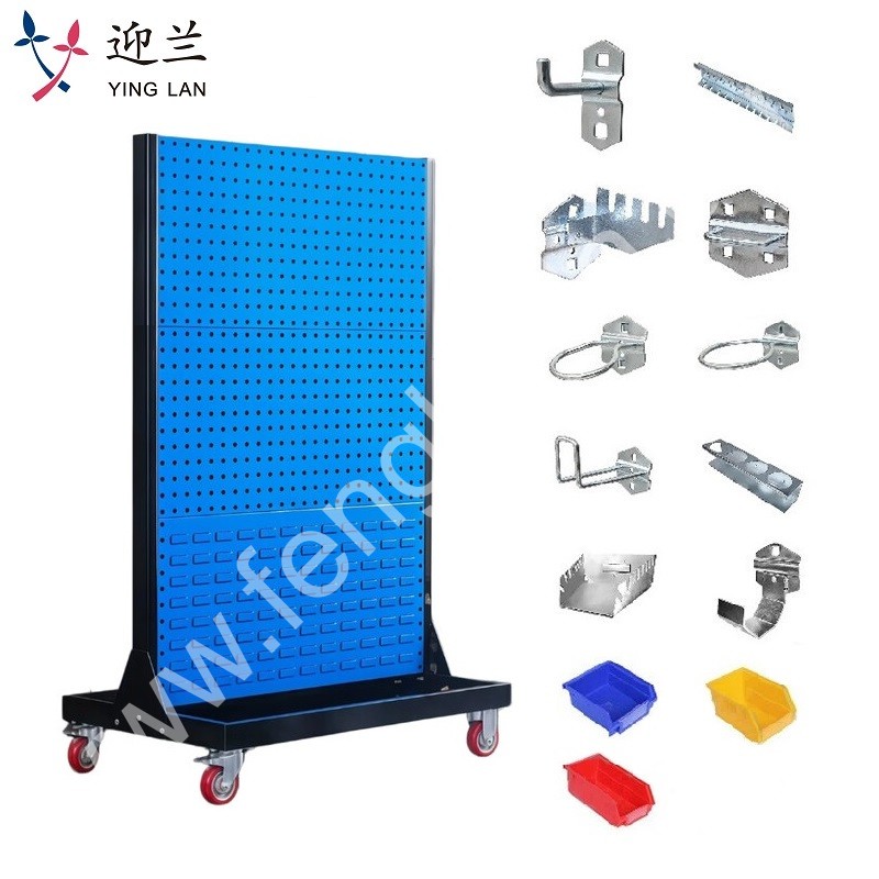 迎兰 工具架挂钩套餐45件套 移动款A3  YL-GJJGGZH-01 610×960×1540mm 网板厚度1.0  套