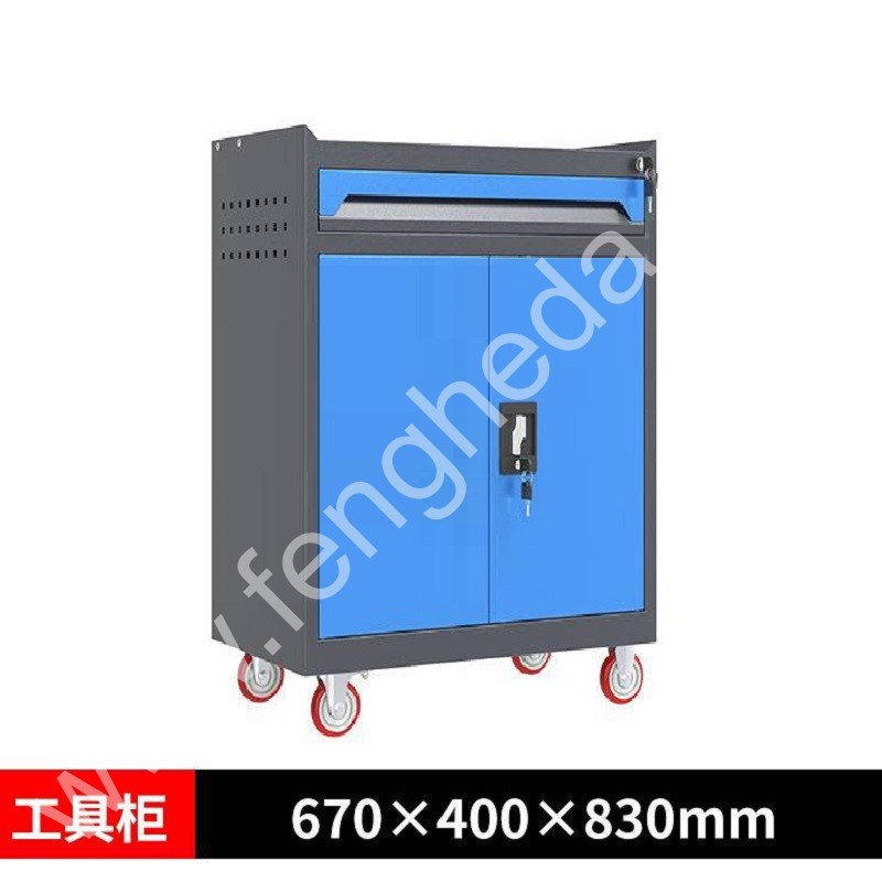 迎兰  一抽工具车 YL-GJG-1-L5 670×400×830mm 灰色+蓝色套色  台