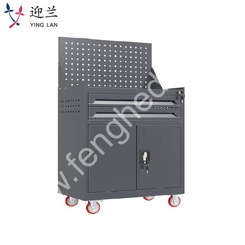 迎兰   二抽带网工具车 YL-GJG-D2-L1 670×400×1220mm 灰色  台