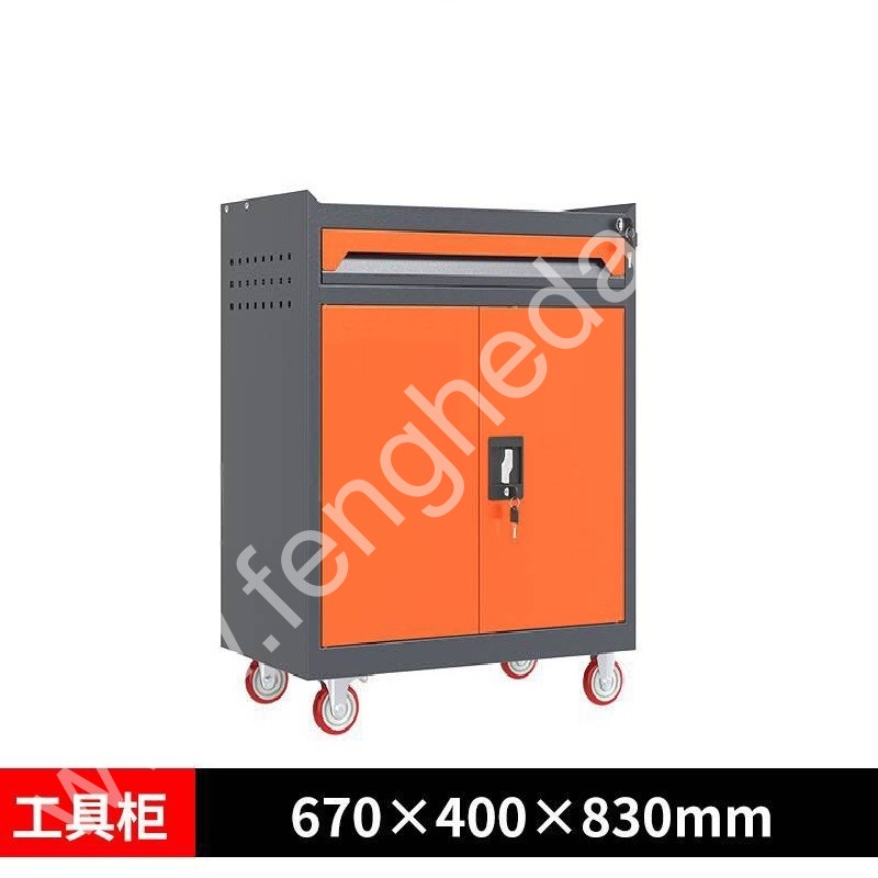 迎兰  一抽工具车 YL-GJG-1-L3 670×400×830mm 灰色+橙色套色  台