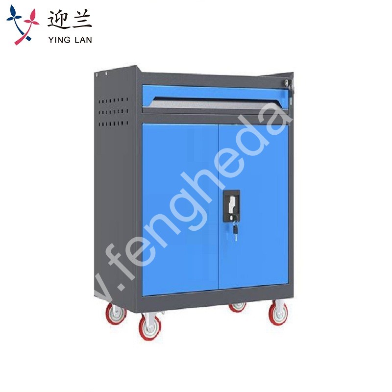 迎兰  一抽工具车 YL-GJG-1-L5 670×400×830mm 灰色+蓝色套色  台