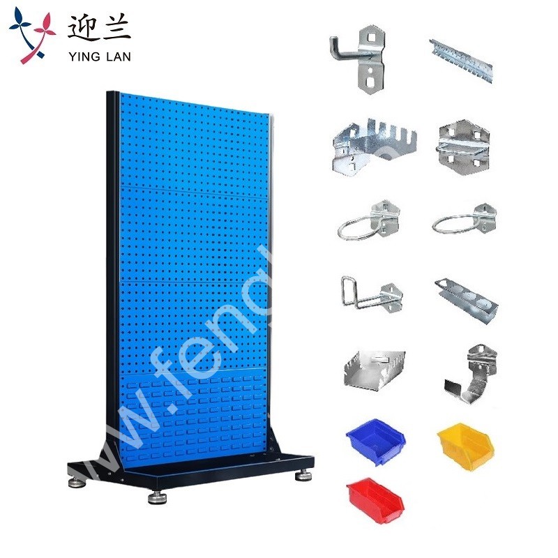 迎兰 工具架挂钩套餐45件套 YL-GJJGGZH-04 固定款 610×960×1890mm   网板厚度1.0  套