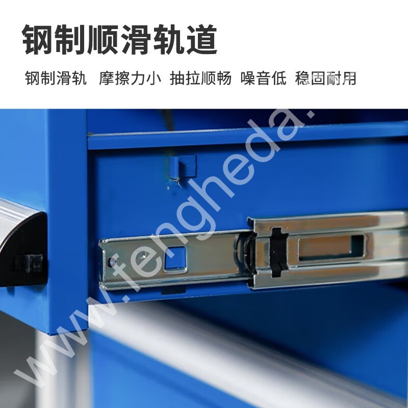迎兰  对开门工具柜蓝色矮柜 YL-GJGA1  800×400×1000mm  蓝色   板厚0.6mm   个