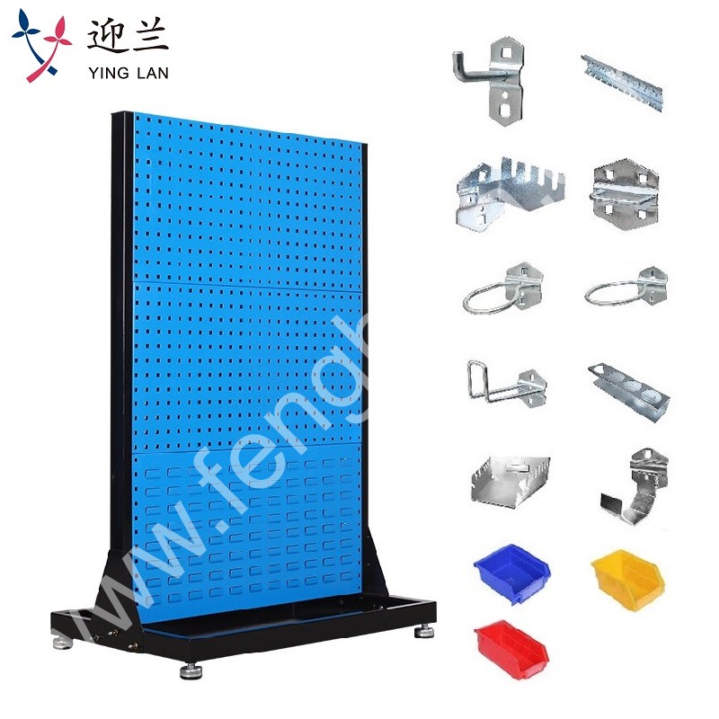 迎兰 工具架挂钩套餐45件套 YL-GJJGGZH-06 固定款B 610×960×1440mm 网板厚度1.0  套