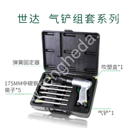 SATA/世达 气动风铲气动工具组合套装 02571